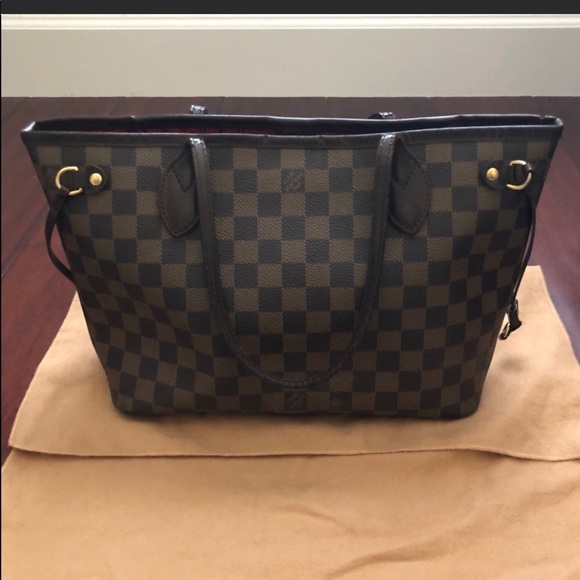 Authentic Louis Vuitton Damier ebene Neverfull PM - Picture 1 of 7